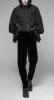 STEAMPUNK STORY K-336BK OK-336XCM Black velvet men trousers with side closure and pockets, gothic elegant, Punk Rave